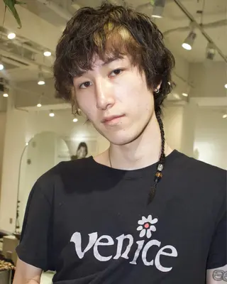 ショート カラー パーマ メンズ P.S  gemmie所属・Tetta 🤙のヘアスタイル