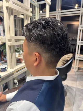 ショート パーマ メンズ Dxxxx III所属・女性目線の大人 メンズ*Ayakaのヘアスタイル