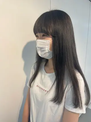 ロング カラー 🍮中山詩乃🍮顔 まわりデザイン◎のヘアスタイル