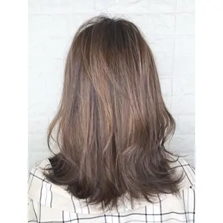 ミディアム カラー KIZU 髪質改善 オカルト怪談のヘアスタイル