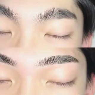 メンズ アイブロウ 堀内 優衣💗パリジェンヌのマツエク・マツパデザイン