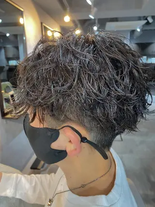 パーマ メンズ 久保亮太 /大人ショートのヘアスタイル