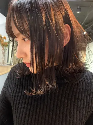 ミディアム カラー 🍃柔らかヘアー田中 瑞希🍃のヘアスタイル
