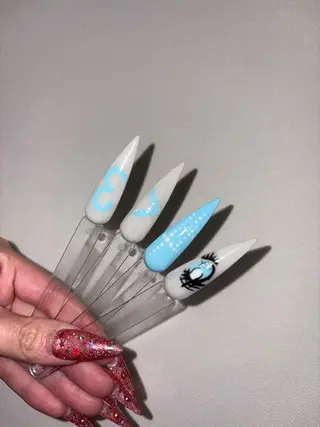 ネイル 33nail✴️栄 スミレ❇️Gel-xのネイルデザイン