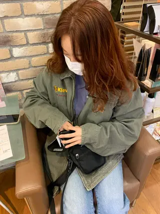 ミディアム カラー ママ美容師まつげ 🤍まき🤍のマツエク・マツパデザイン