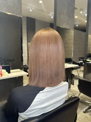 ミディアム カラー _WHITE鳳店所属・_WHITE /藤田唯生のヘアスタイル