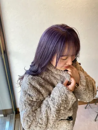 セミロング 希優🌺ソムリエ /ブリーチ/カットのヘアスタイル