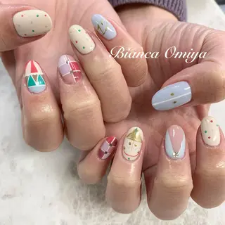 ネイル ビアンカ大宮 店長 モリサワレイラのネイルデザイン