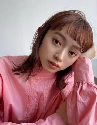 セミロング FOF所属・無料カットモデル 募集中AKARIのヘアスタイル