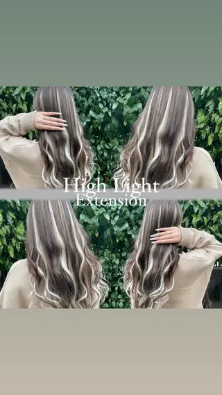 セミロング カラー 👑派手髪/カット 👑ANRYのヘアスタイル