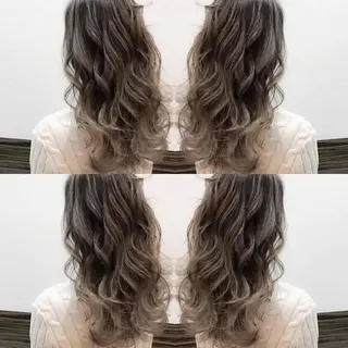 ロング カラー ✖️リーアキト LEEAKITO✖️のヘアスタイル