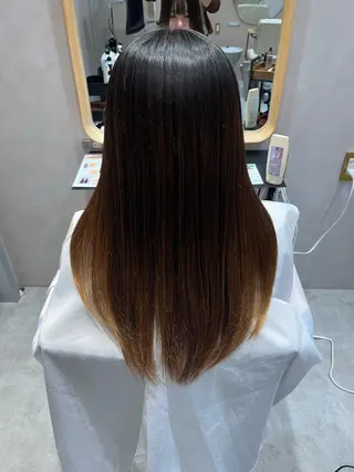 セミロング 美髪トリートメント✨ たけとら🐯のヘアスタイル