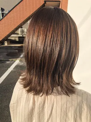 ミディアム カラー ⚡️メンズ/波巻き/ 片岡篤宣/水戸⚡️のヘアスタイル