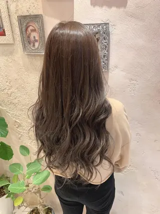 ロング カラー レイヤーカット/ 顔周り 五島巨幹のヘアスタイル