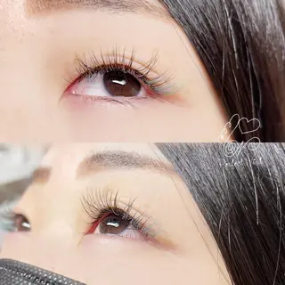 カラー マツエク・マツパ パーフェクトウィンク ちぢいわみのりのマツエク・マツパデザイン