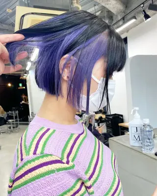 ショート カラー ヘアアレンジ 🫧透明感カラー/ ナルハ🫧のヘアスタイル