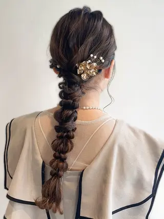 ロング ヘアアレンジ GOTODAY SHAiRE SALON所属・札幌 ヘアアレンジ 🍎 タナカセリナのヘアスタイル