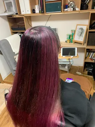 ロング カラー じょん 。のヘアスタイル