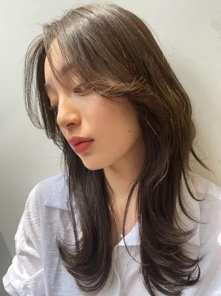 ロング カラー ✨大人韓国レイヤー ✨吉原 潤✨のヘアスタイル