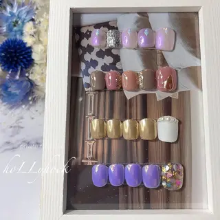 ネイル nail salon hoLLyhockのネイルデザイン