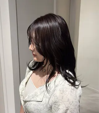 ロング 暖色カラー モデル募集中MICOのヘアスタイル