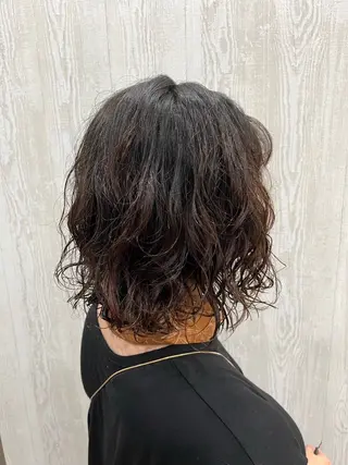 ショート パーマ ヘアアレンジ TELAHAIR 君津店所属・東 夏稀のヘアスタイル