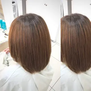 ミディアム Ash 山田 勇太のヘアスタイル