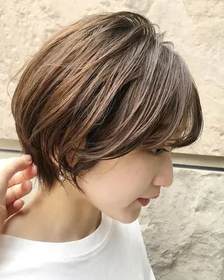 ショート Loom .by Sea  ルームバイシー所属・レイヤー/前髪/ 韓国/CHIHIROのヘアスタイル