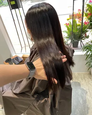 ロング Le/a谷町 野上幹太のヘアスタイル