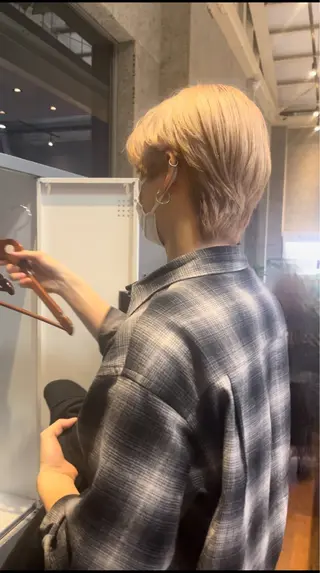 ショート カラー ヘアアレンジ 💎韓国ヘア/ 艶カラー💎souのヘアスタイル