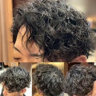 パーマ 💈【理容室】神田駅 1分‼️福井レオナのヘアスタイル