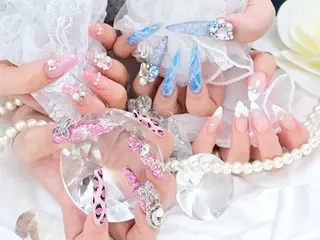 ネイル ❤️💛REBEST 京橋　nailのネイルデザイン