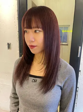 ロング カラー hisano / ハイトーン・透明感のヘアスタイル