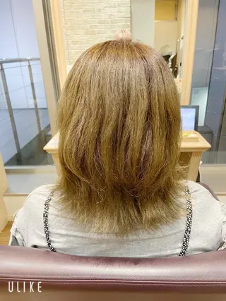 ミディアム VISAGE   join所属・コバヤシ ユウスケのヘアスタイル