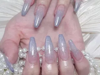 ネイル 🎀彩羽チップ 長さだし専門🎀のネイルデザイン