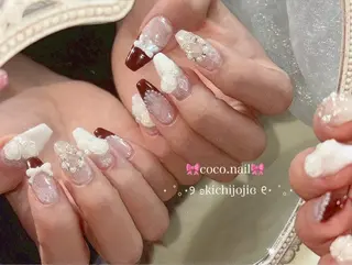 ネイル coco.nail/ y2k/ワンホンのネイルデザイン