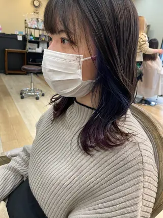 セミロング 亀川蓮 Agu hairのヘアスタイル
