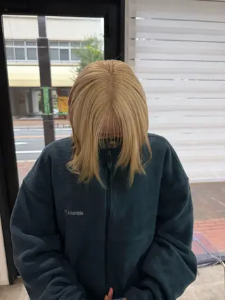 ミディアム ショートヘアとカラー の専門家/もりしーのヘアスタイル