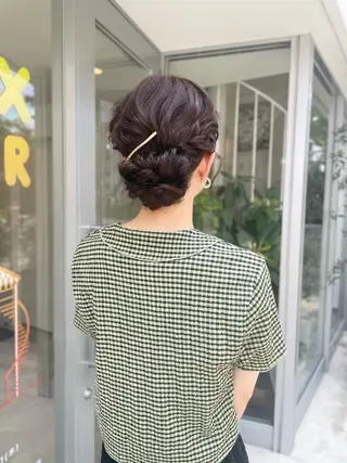 ロング Click所属・クニモト ハルナのヘアスタイル