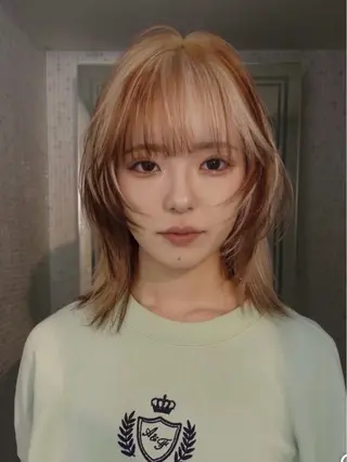 ミディアム 森山 佳小里 /暖色カラーのヘアスタイル