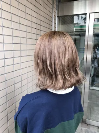 ミディアム キノシタ ナオユキのヘアスタイル
