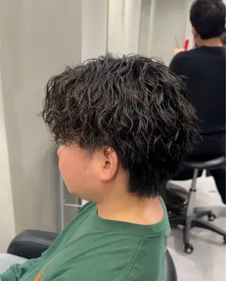 ショート パーマ ヘアアレンジ メンズ 🐉リタッチの神🐉 /かずきのヘアスタイル