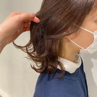 ミディアム GO TODAY SHAiRE SALON 原宿Stella店所属・𓍯柔らかhair 𓍯 yukinoのヘアスタイル