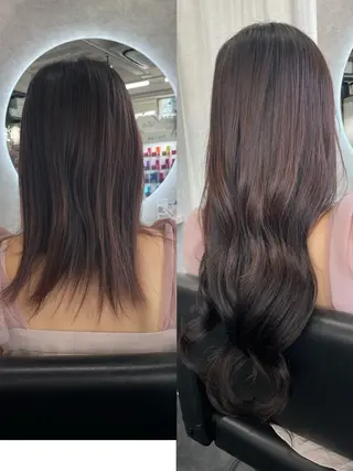 ロング COREblanc ゆきの／表参道 原宿のヘアスタイル