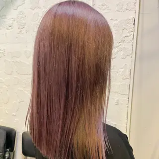 ミディアム カラー ヘアアレンジ 🎀ダブルカラーレイ ヤーyuuri🎀のヘアスタイル