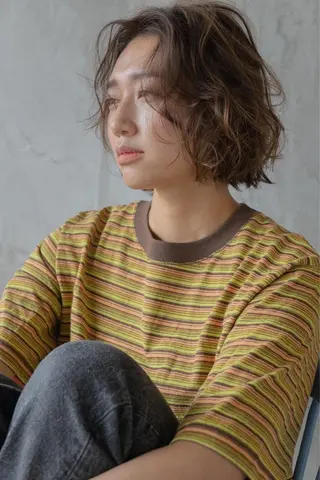 ショート カラー 落合 妙佳のヘアスタイル