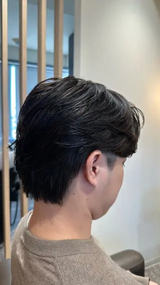 パーマ メンズ 【メンズパーマ】比嘉 啓人のヘアスタイル