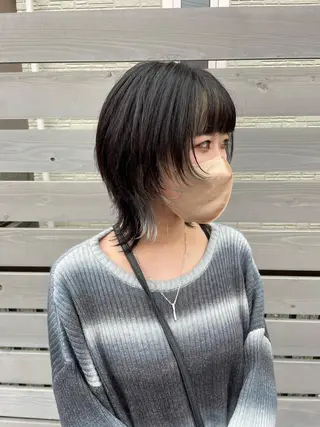 ミディアム カラー ひなた 艶カラー/渋谷のヘアスタイル