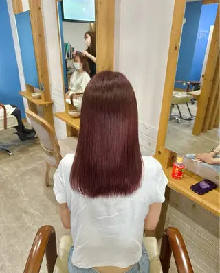 セミロング 梅田/茶屋町/ハイト ーン/kizunaのヘアスタイル