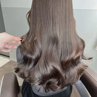 セミロング 韓国モテhair🍑 momoのヘアスタイル